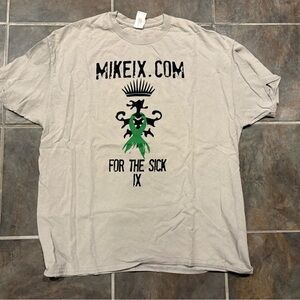RARE Mike IX Eyehategod Benefit Gray Graphic T-Shirt